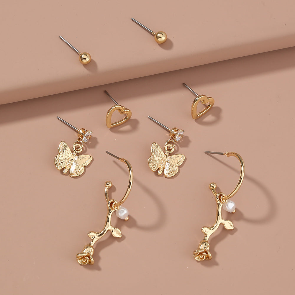 BARBIE GIRL EARRINGS SET